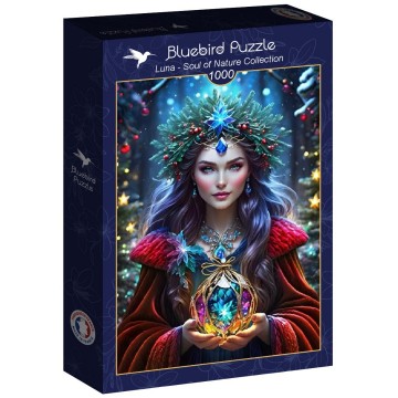 Puzzelwereld legpuzzel bluebird 90807 luna   soul of nature collection 1000 stukjes l