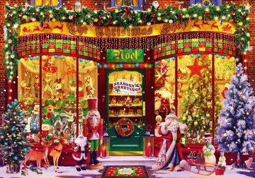 Puzzelwereld legpuzzel bluebird 90815 festive shop 2000 stukjes p