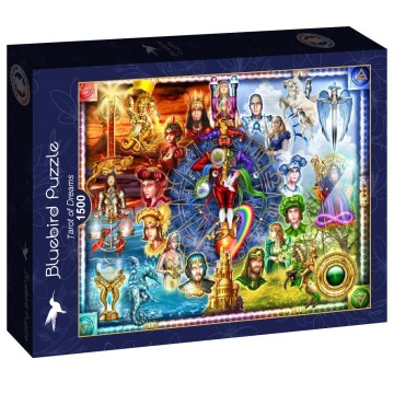 Puzzelwereld legpuzzel bluebird 90863 tarot of dreams 1500 stukjes l