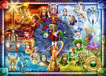 Puzzelwereld legpuzzel bluebird 90863 tarot of dreams 1500 stukjes p