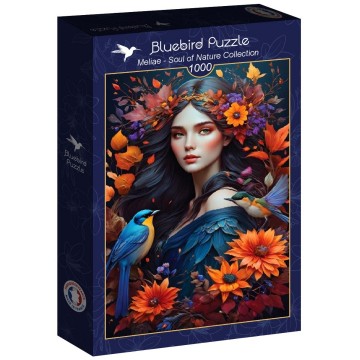Puzzelwereld legpuzzel bluebird 90900 meliae   soul of nature collection 1000 stukjes l