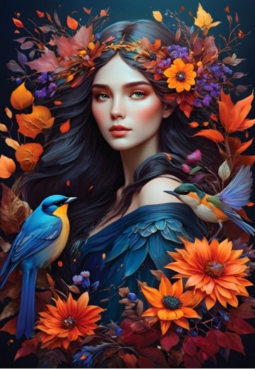 Puzzelwereld legpuzzel bluebird 90900 meliae   soul of nature collection 1000 stukjes p