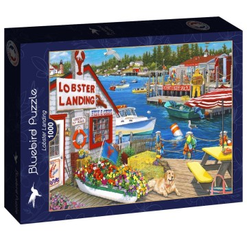 Puzzelwereld legpuzzel bluebird 90958 lobster landing 1000 stukjes l