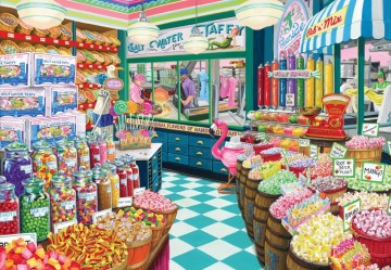 Puzzelwereld legpuzzel bluebird 90960 taffy shop 1000 stukjes p