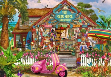 Puzzelwereld legpuzzel bluebird 90975 the crab shack gifts 1000 stukjes p