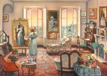 Puzzelwereld legpuzzel bluebird 90986 the finishing touches 1000 stukjes p