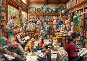 Puzzelwereld legpuzzel bluebird 91001 boekhandel 2000 stukjes p