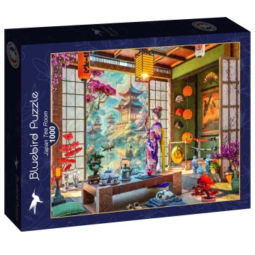 Puzzelwereld legpuzzel bluebird 91018 japan tea room 1000 stukjes  l