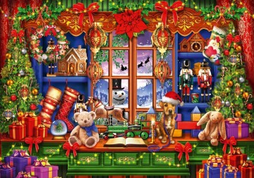 Puzzelwereld legpuzzel bluebird 70311 ye old christmas shoppe 1000 stukjes 70311 P