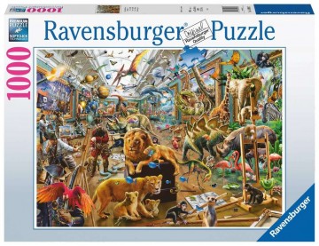 Puzzelwereld legpuzzel chaos in de galerie ravensburger 169962 1000 stukjes d