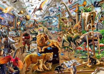 Puzzelwereld legpuzzel chaos in de galerie ravensburger 169962 1000 stukjes p