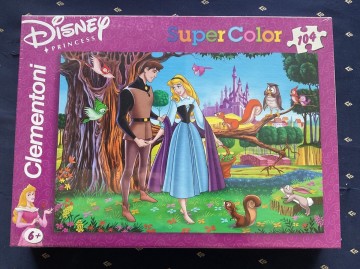 Puzzelwereld legpuzzel clementoni 27487 disney prinses met prins 104 stukjes f