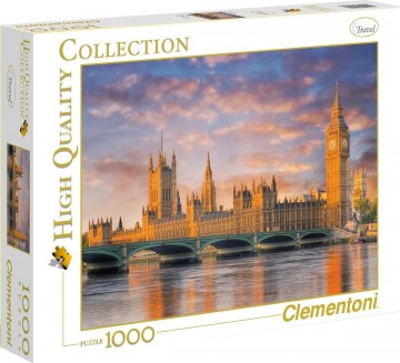 Puzzelwereld legpuzzel clementoni 39269 houses of parliament london 1000 stukjes l