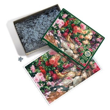 Puzzelwereld legpuzzel cobble hill 40032 the garden wall 1000 stukjes d1