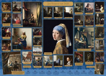 Puzzelwereld legpuzzel cobble hill 40104 vermeer 1000 stukjes p