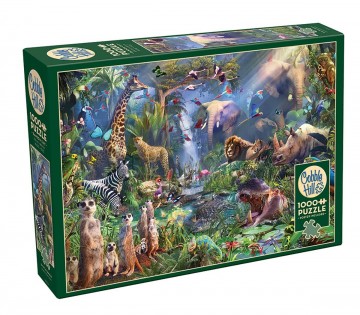 Puzzelwereld legpuzzel cobble hill 40187 into the jungle 1000 stukjes l
