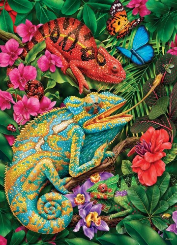 Puzzelwereld legpuzzel cobble hill 40299 karma chameleon 1000 stukjes p