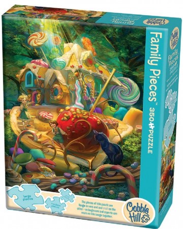 Puzzelwereld legpuzzel cobble hill 54609 candy cottage 350 xl stukjes d