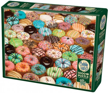 Puzzelwereld legpuzzel cobble hill 80035 doughnuts 1000 stukjes R