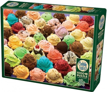 Puzzelwereld legpuzzel cobble hill 80061 ice cream 1000 stukjes R