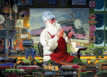 Puzzelwereld legpuzzel cobble hill 80110 santas hobby 1000 stukjes p