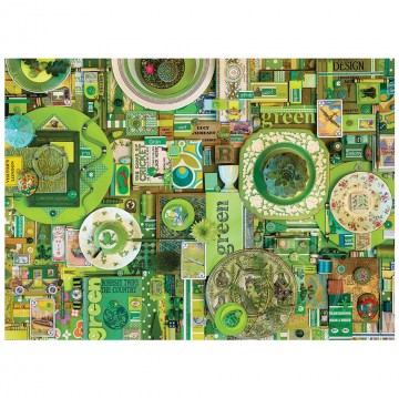 Puzzelwereld legpuzzel cobble hill 80149 green 1000 stukjes P