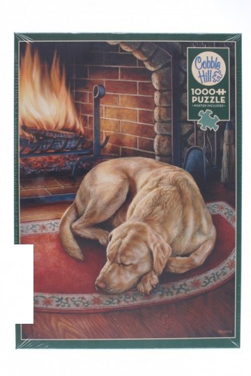 Puzzelwereld legpuzzel cobble hill 80197 home is where the dog is 1000 stukjes f