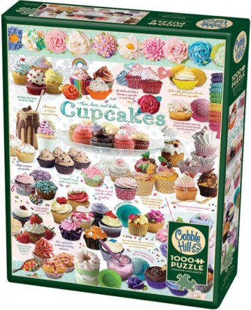 Puzzelwereld legpuzzel cobble hill 80322 cupcake time 1000 stukjes R