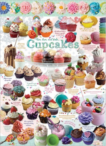 Puzzelwereld legpuzzel cobble hill 80322 cupcake time 1000 stukjes P