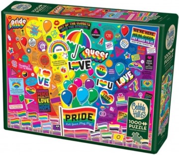 Puzzelwereld legpuzzel cobble hill 80331 pride 1000 stukjes d