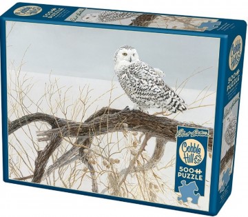Puzzelwereld legpuzzel cobble hill 85031 fallen willow snowy owl 500 xl stukjes d