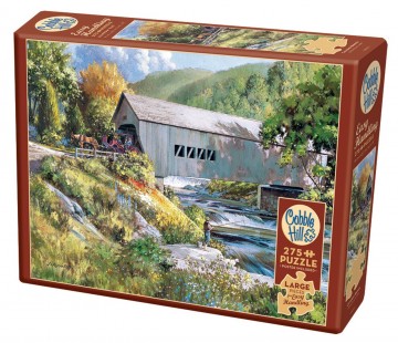 Puzzelwereld legpuzzel cobble hill 88031 covered bridge 275 stukjes d
