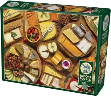 Puzzelwereld legpuzzel cobble hill 80089 more cheese please 1000 stukjes R
