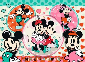 Puzzelwereld legpuzzel droompaar mickey  minnie ravensburger 133253 150 stukjes p