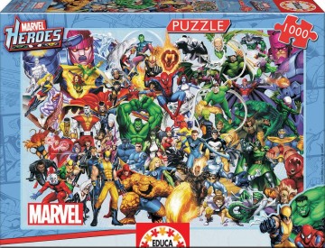 Puzzelwereld legpuzzel educa 15193 marvel heros 1000 stukjes F
