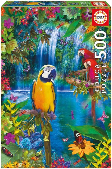Puzzelwereld legpuzzel educa 15512 tropisch paradijs 500 stukjes F