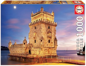 Puzzelwereld legpuzzel educa 17195 belem lissabon 1000 stukjes F