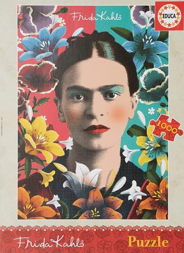 Puzzelwereld legpuzzel educa 18493 frida kahlo  1000 stukjes pp