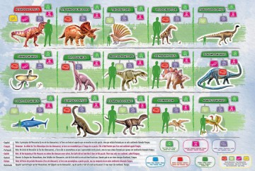 Puzzelwereld legpuzzel educa 18997 dinosaurus wereldkaart 150 stukjes a