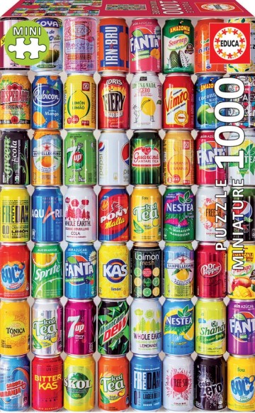 Puzzelwereld legpuzzel educa 19035 blikjes ii 1000 stukjes f