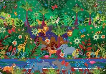 Puzzelwereld legpuzzel educa 19245 jungle  500 stukjes p