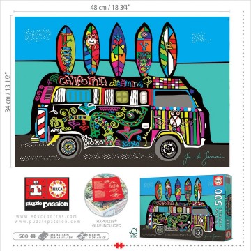 Puzzelwereld legpuzzel educa 19246 california dreaming 500 stukjes o