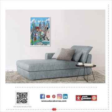 Puzzelwereld legpuzzel educa 19265 new york 1000 stukjes m