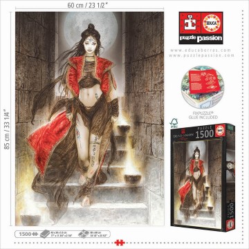 Puzzelwereld legpuzzel educa 19274 dead moon luis royo 1500 stukjes o