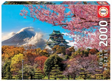 Puzzelwereld legpuzzel educa 19276 kasteel van osaka 2000 stukjes f