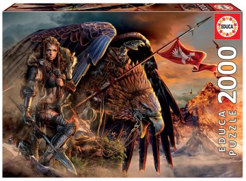 Puzzelwereld legpuzzel educa 19277 eagle ridder 2000 stukjes f