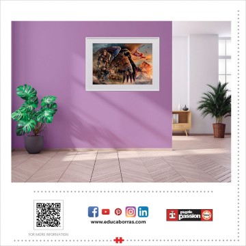 Puzzelwereld legpuzzel educa 19277 eagle ridder 2000 stukjes m