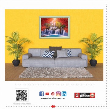 Puzzelwereld legpuzzel educa 19280 waterval in thailand 2000 stukjes m