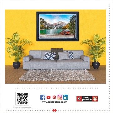 Puzzelwereld legpuzzel educa 19281 meer in de herfst 3000 stukjes m