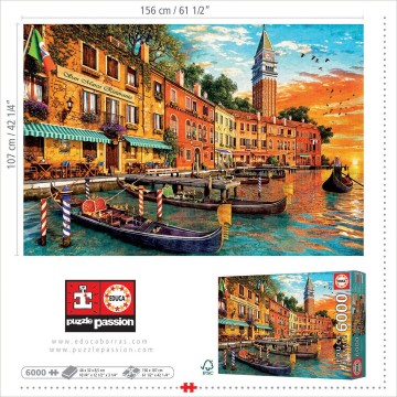 Puzzelwereld legpuzzel educa 19286 san marco 6000 stukjes d